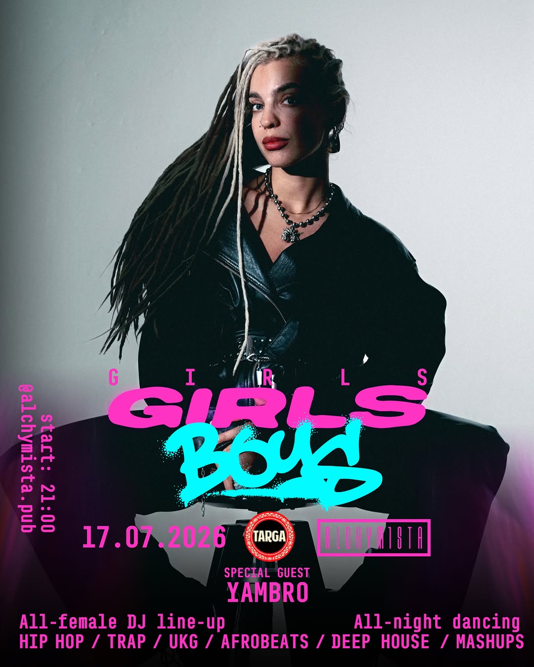 Girls & Boys Night w. Special Guest Yambro
