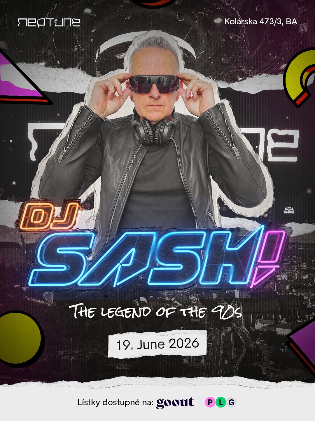 DJ SASH! at Neptune Club - The Legend of the 90s