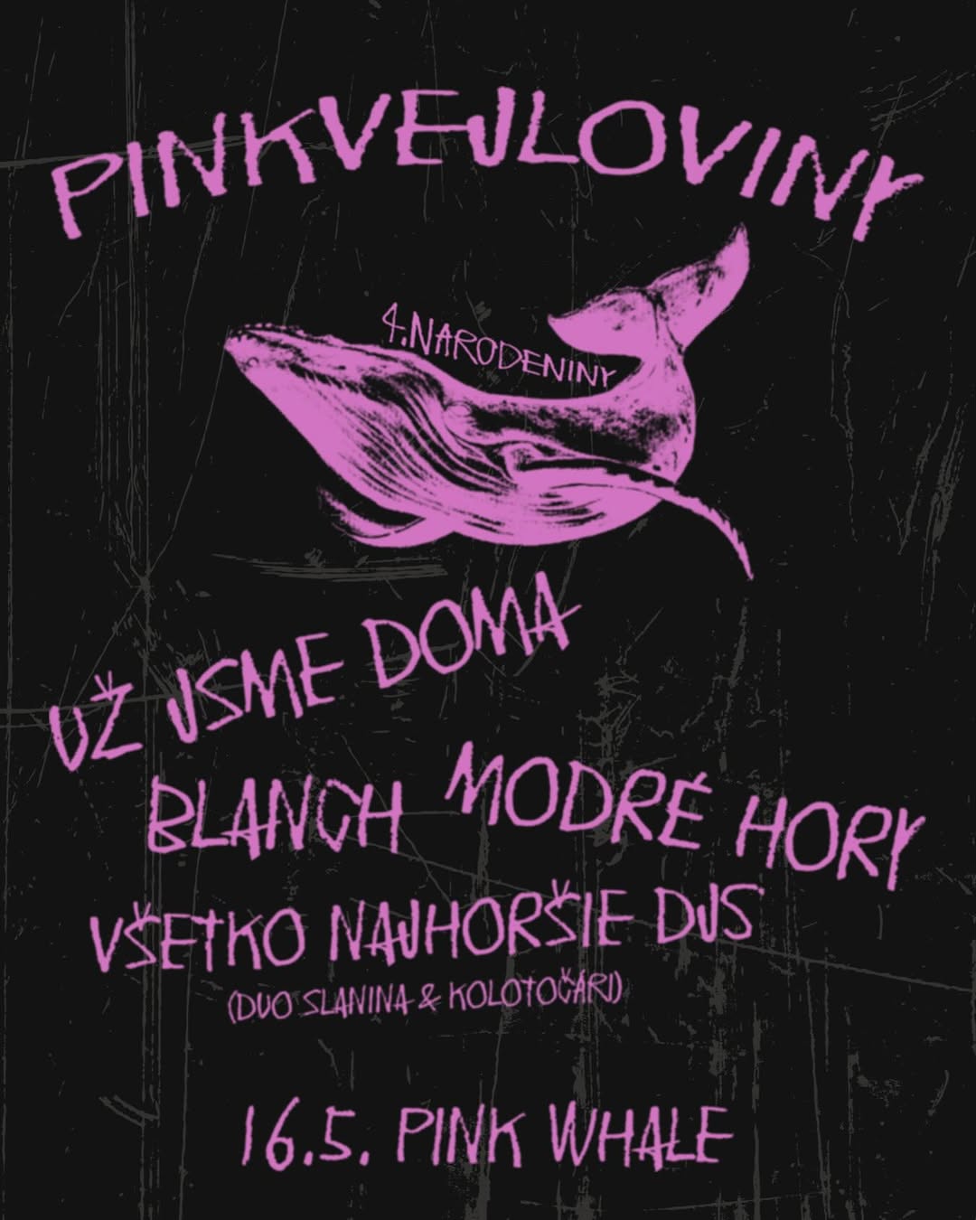 Pink Whale: 4th Birthday Celebration